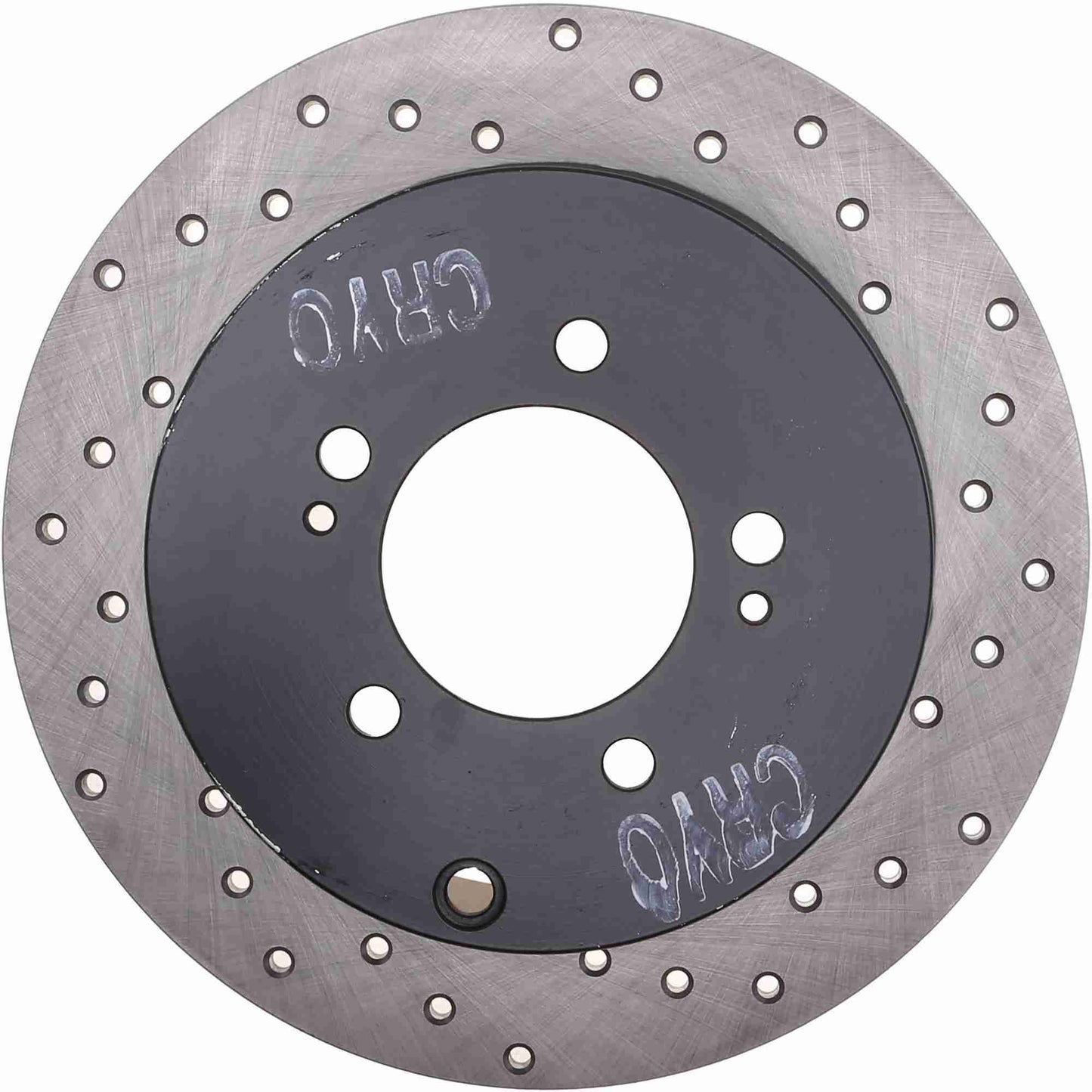 StopTech Sport Cryo Cross Drilled Brake Rotor; Rear Left