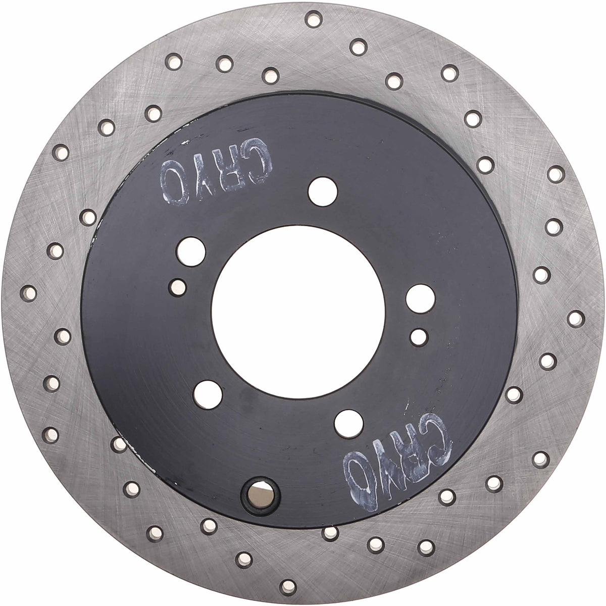 StopTech Sport Cryo Cross Drilled Brake Rotor; Rear Left