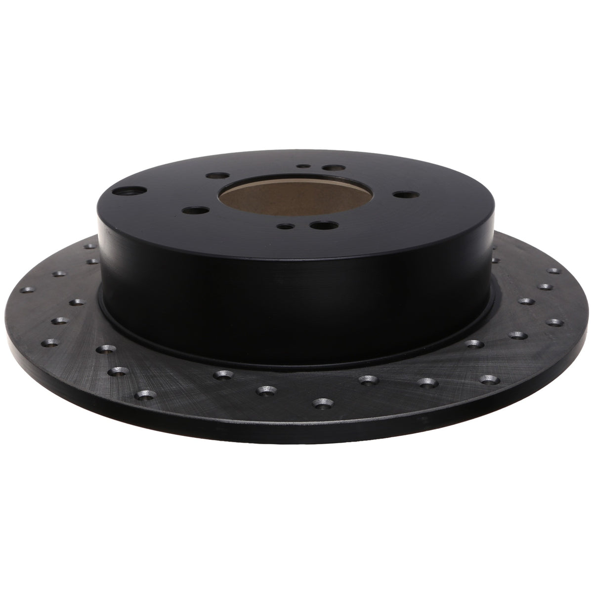 StopTech Sport Cross Drilled Brake Rotor; Rear Left