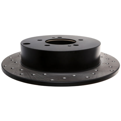StopTech Sport Cross Drilled Brake Rotor; Rear Right