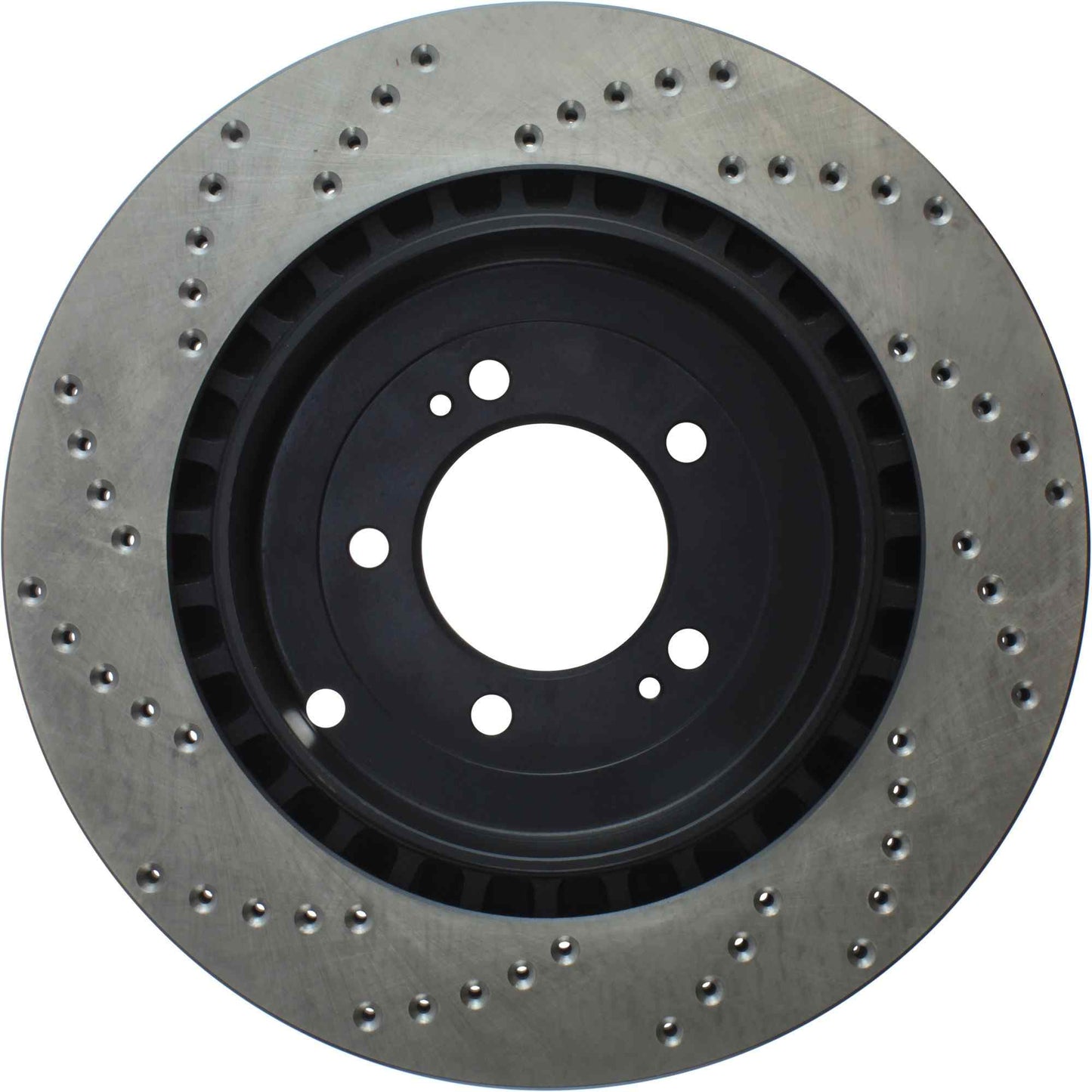 StopTech Sport Cryo Cross Drilled Brake Rotor; Rear Left