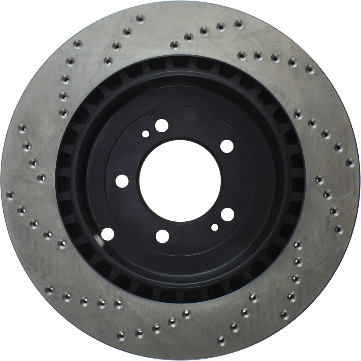 StopTech Sport Cryo Cross Drilled Brake Rotor; Rear Left
