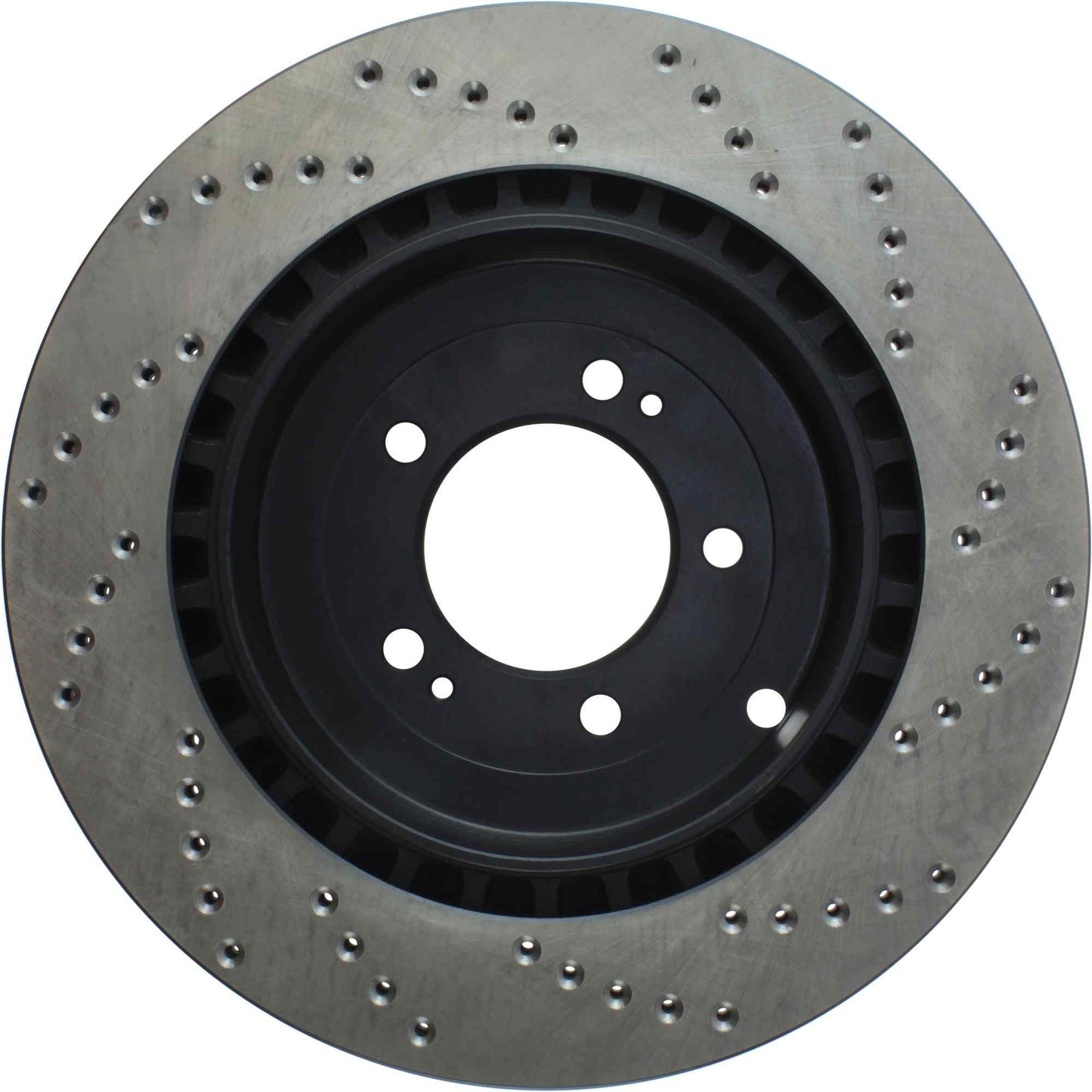 StopTech Sport Cryo Cross Drilled Brake Rotor; Rear Right
