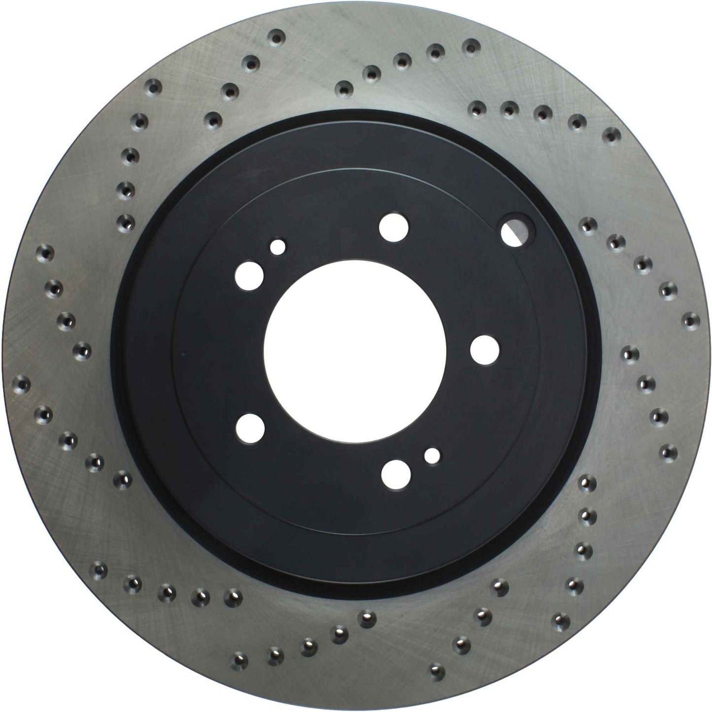 StopTech Sport Cryo Cross Drilled Brake Rotor; Rear Right