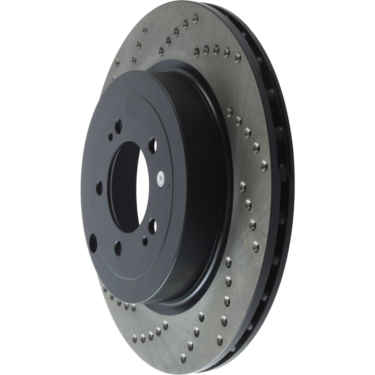 StopTech Sport Cryo Cross Drilled Brake Rotor; Rear Right