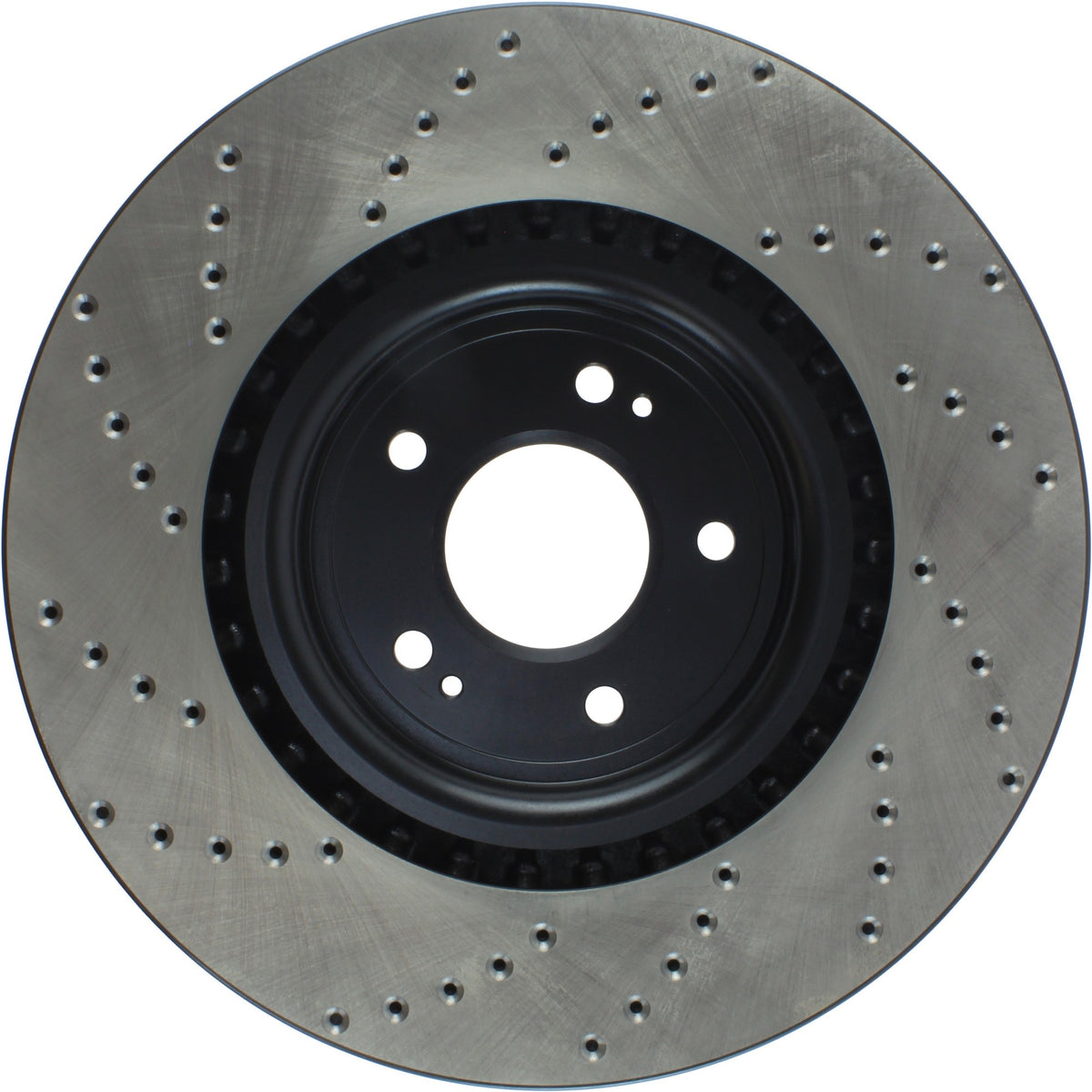 StopTech Sport Cryo Cross Drilled Brake Rotor; Front Left