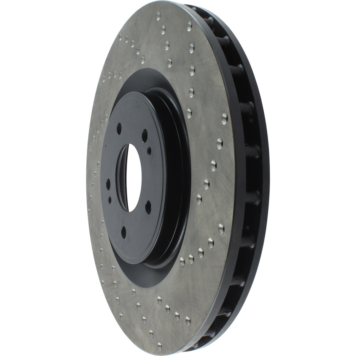 StopTech Sport Cryo Cross Drilled Brake Rotor; Front Left