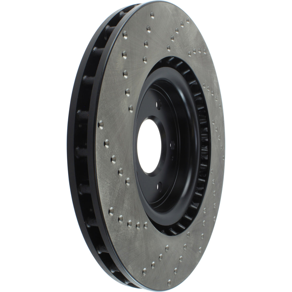 StopTech Sport Cryo Cross Drilled Brake Rotor; Front Left