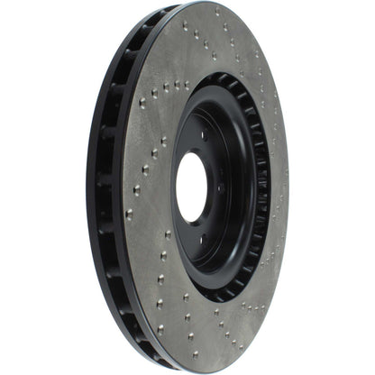 StopTech Sport Cryo Cross Drilled Brake Rotor; Front Right