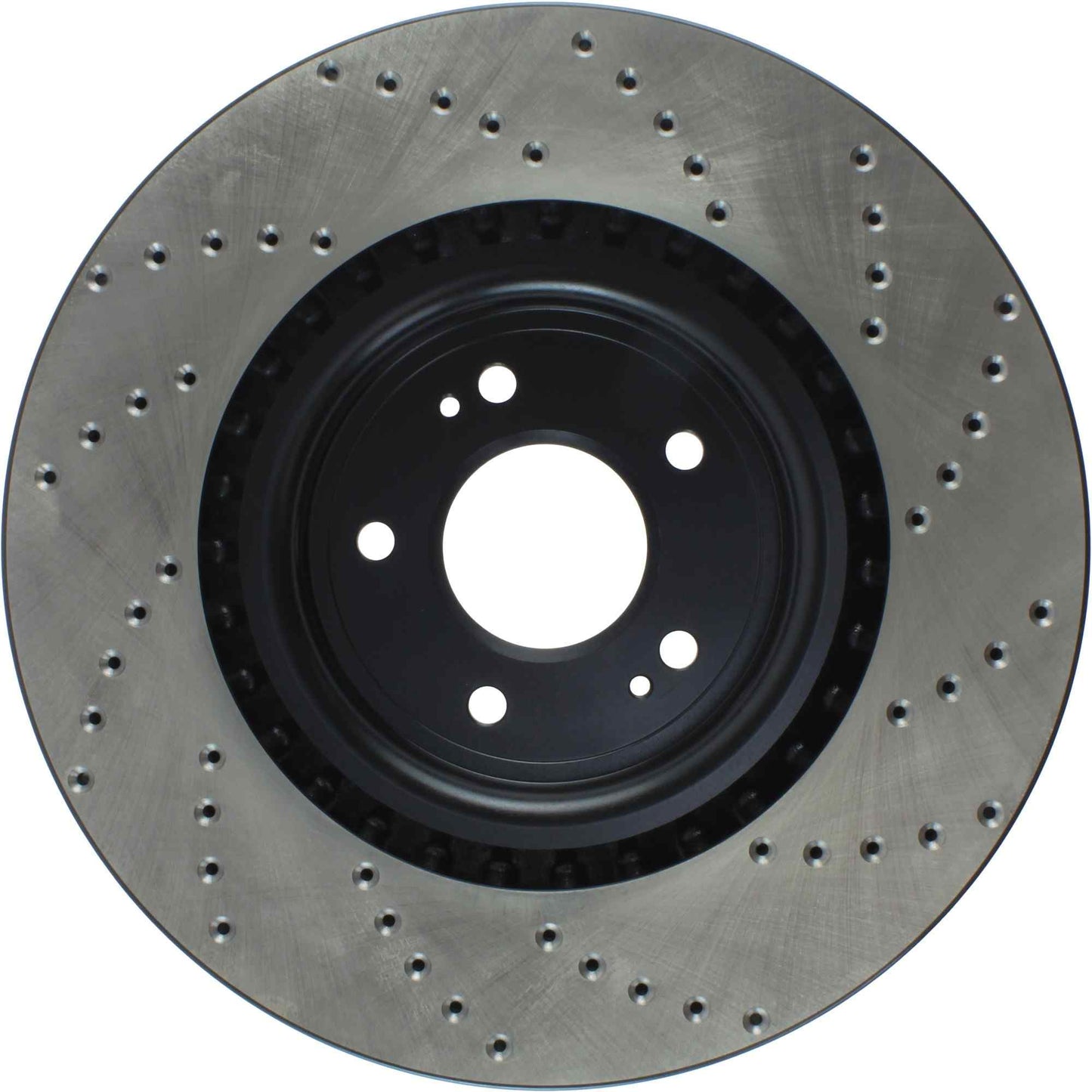 StopTech Sport Cross Drilled Brake Rotor; Front Right