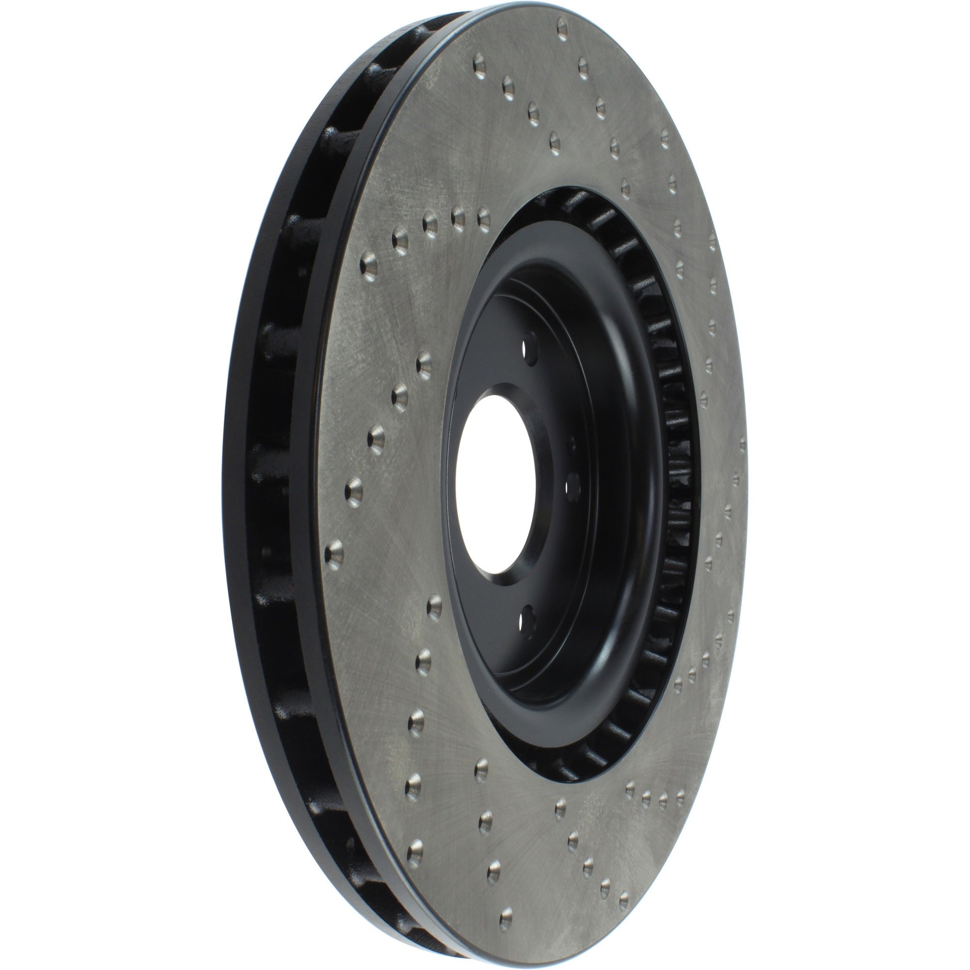 StopTech Sport Cross Drilled Brake Rotor; Front Right