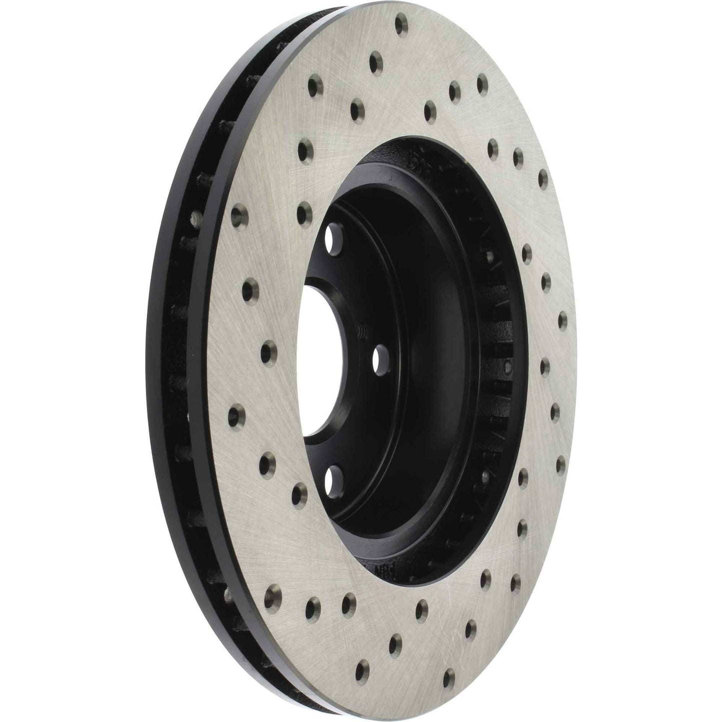StopTech  Sport Cross Drilled Brake Rotor; Front Left