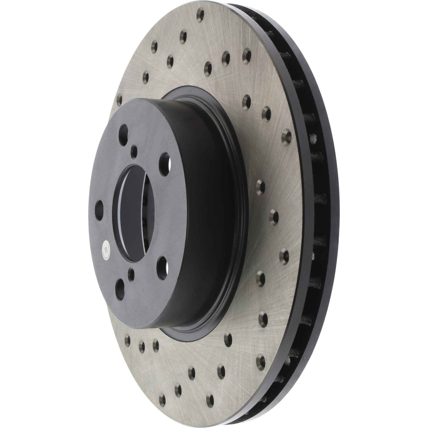 StopTech Sport Cross Drilled Brake Rotor; Front Right