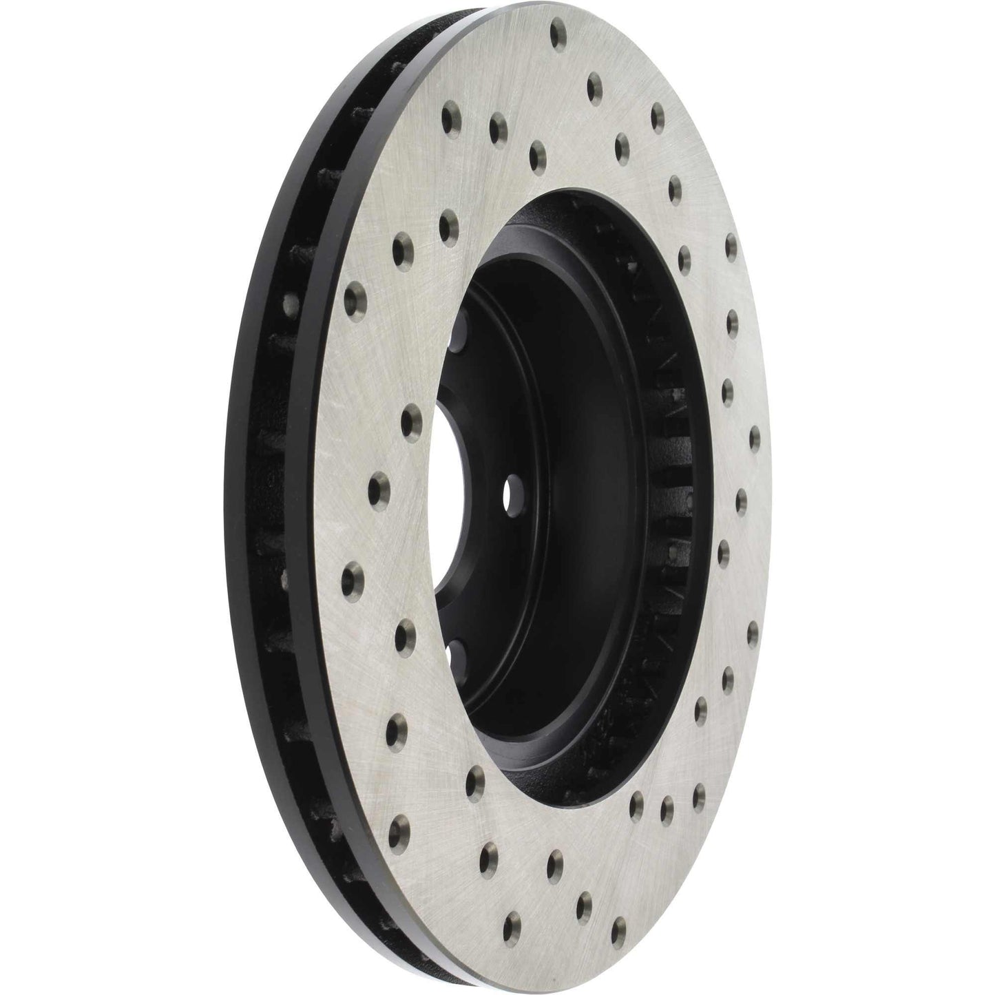 StopTech Sport Cross Drilled Brake Rotor; Front Right
