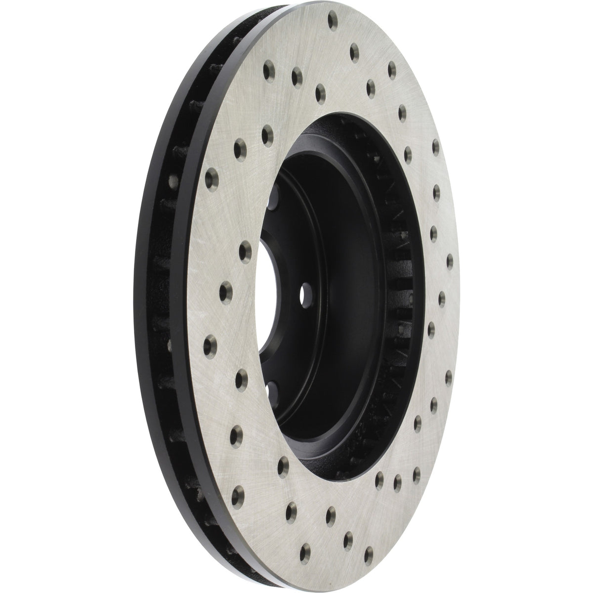 StopTech Sport Cross Drilled Brake Rotor; Front Right