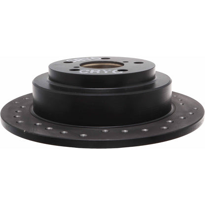 StopTech Sport Cryo Cross Drilled Brake Rotor; Rear Left