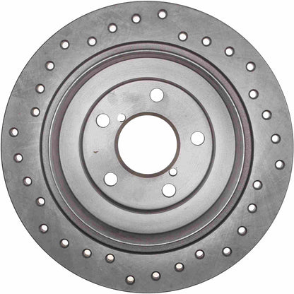 StopTech Sport Cryo Cross Drilled Brake Rotor; Rear Left