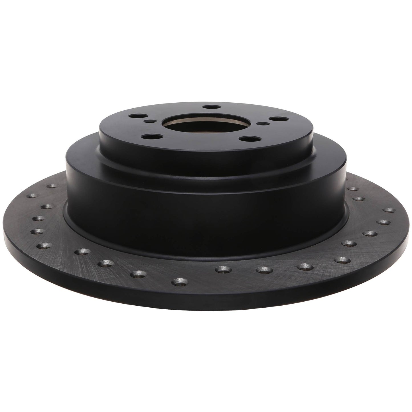 StopTech Sport Cross Drilled Brake Rotor; Rear Left