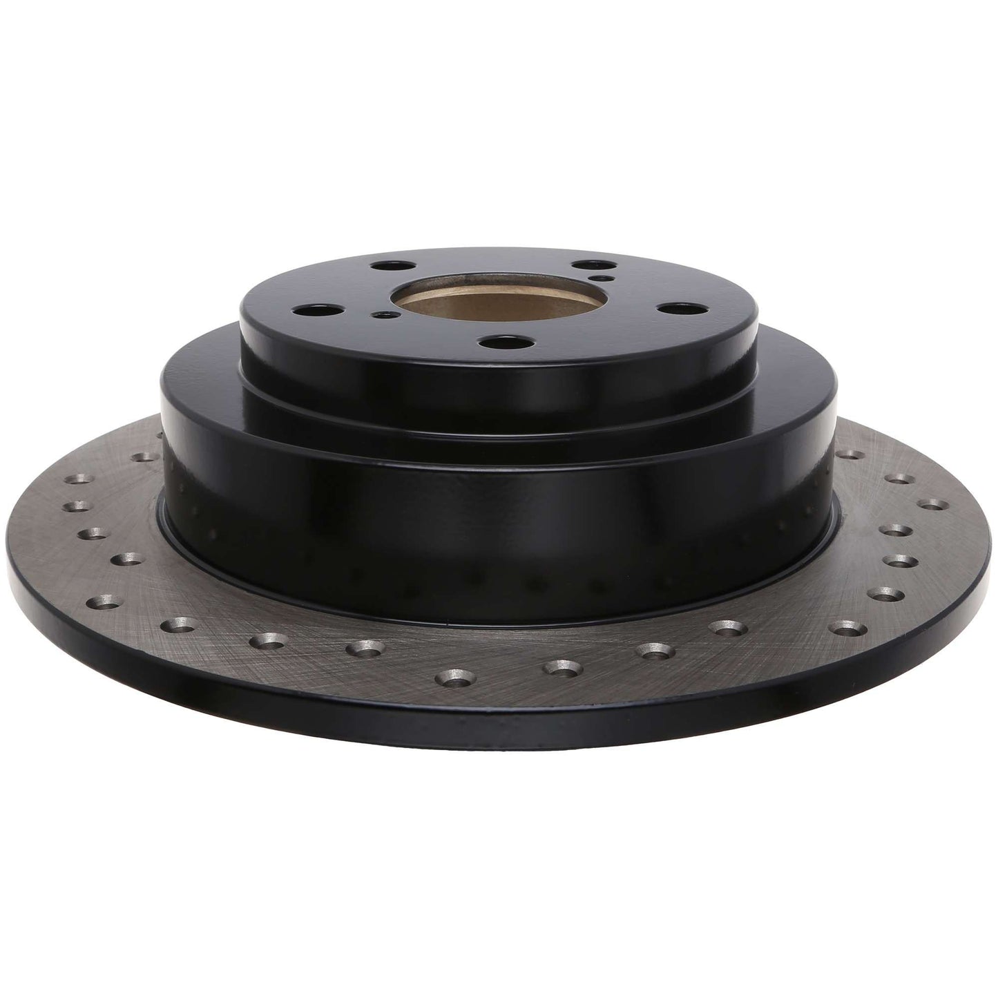 StopTech Sport Cross Drilled Brake Rotor; Rear Right