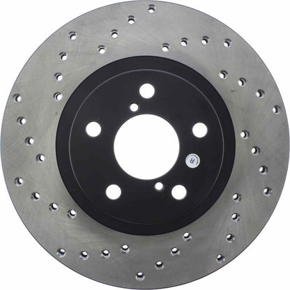 StopTech Sport Cryo Cross Drilled Brake Rotor; Front Right