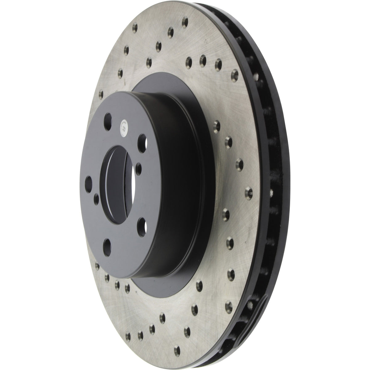 StopTech Sport Cryo Cross Drilled Brake Rotor; Front Right