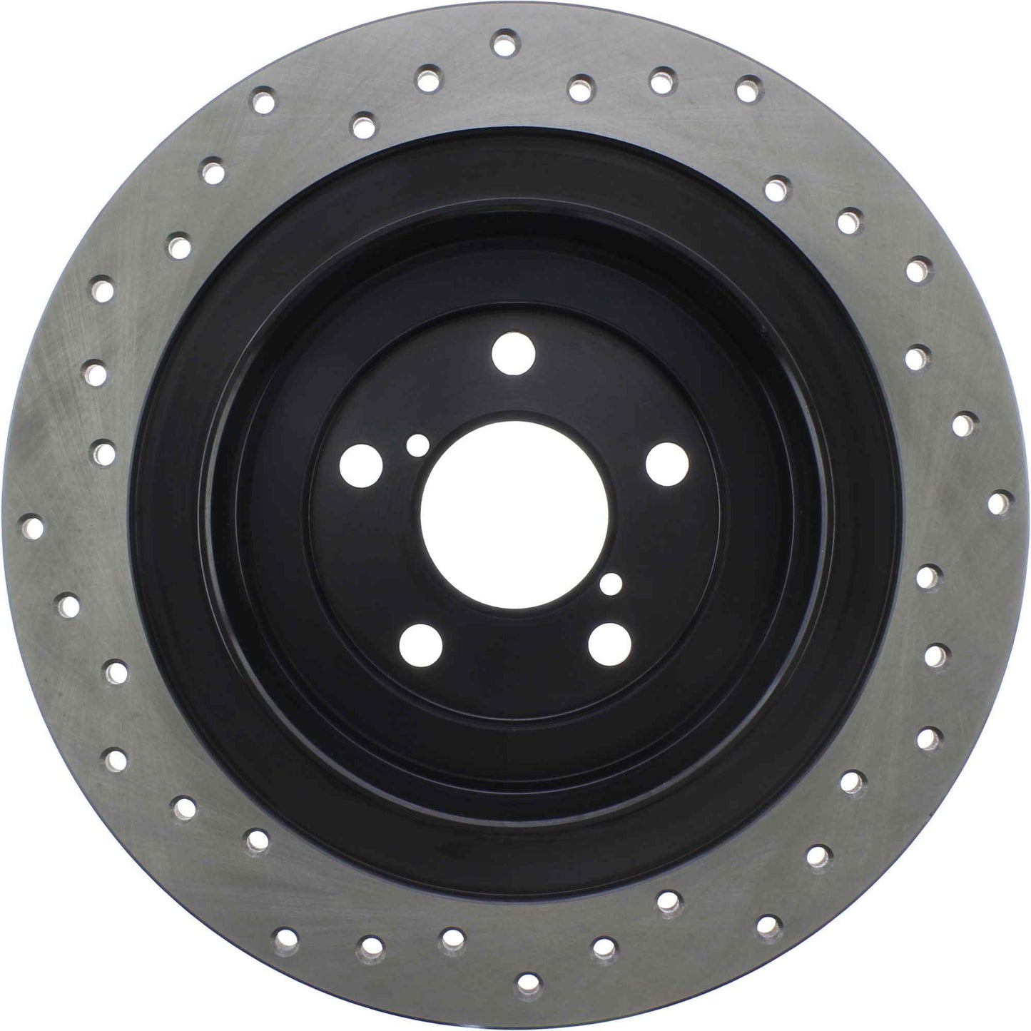 StopTech Sport Cryo Cross Drilled Brake Rotor; Rear Left