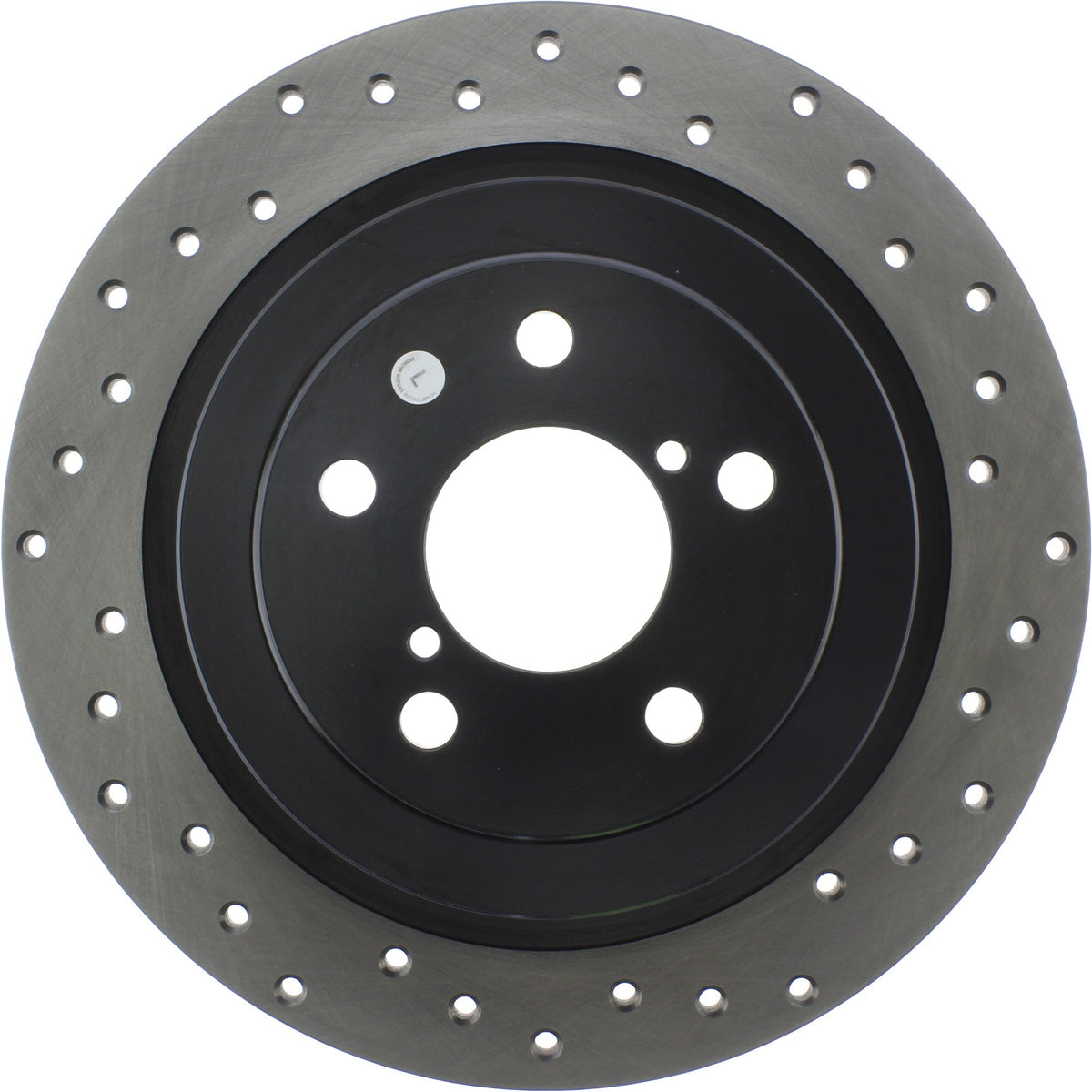StopTech Sport Cryo Cross Drilled Brake Rotor; Rear Left