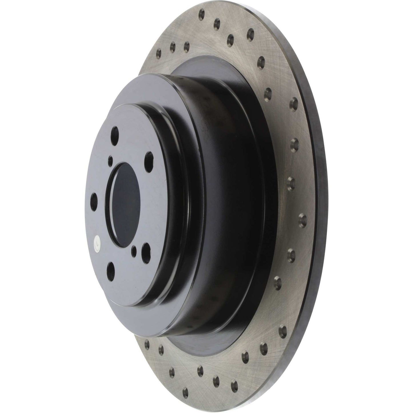 StopTech Sport Cryo Cross Drilled Brake Rotor; Rear Left