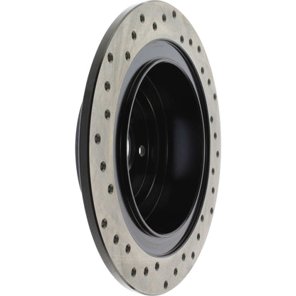 StopTech Sport Cryo Cross Drilled Brake Rotor; Rear Left