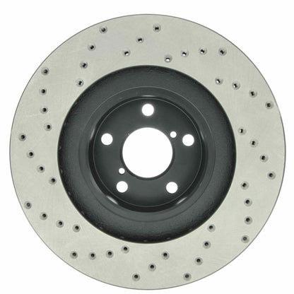 StopTech Sport Cryo Cross Drilled Brake Rotor; Front Left