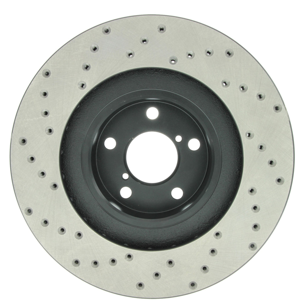 StopTech Sport Cryo Cross Drilled Brake Rotor; Front Left
