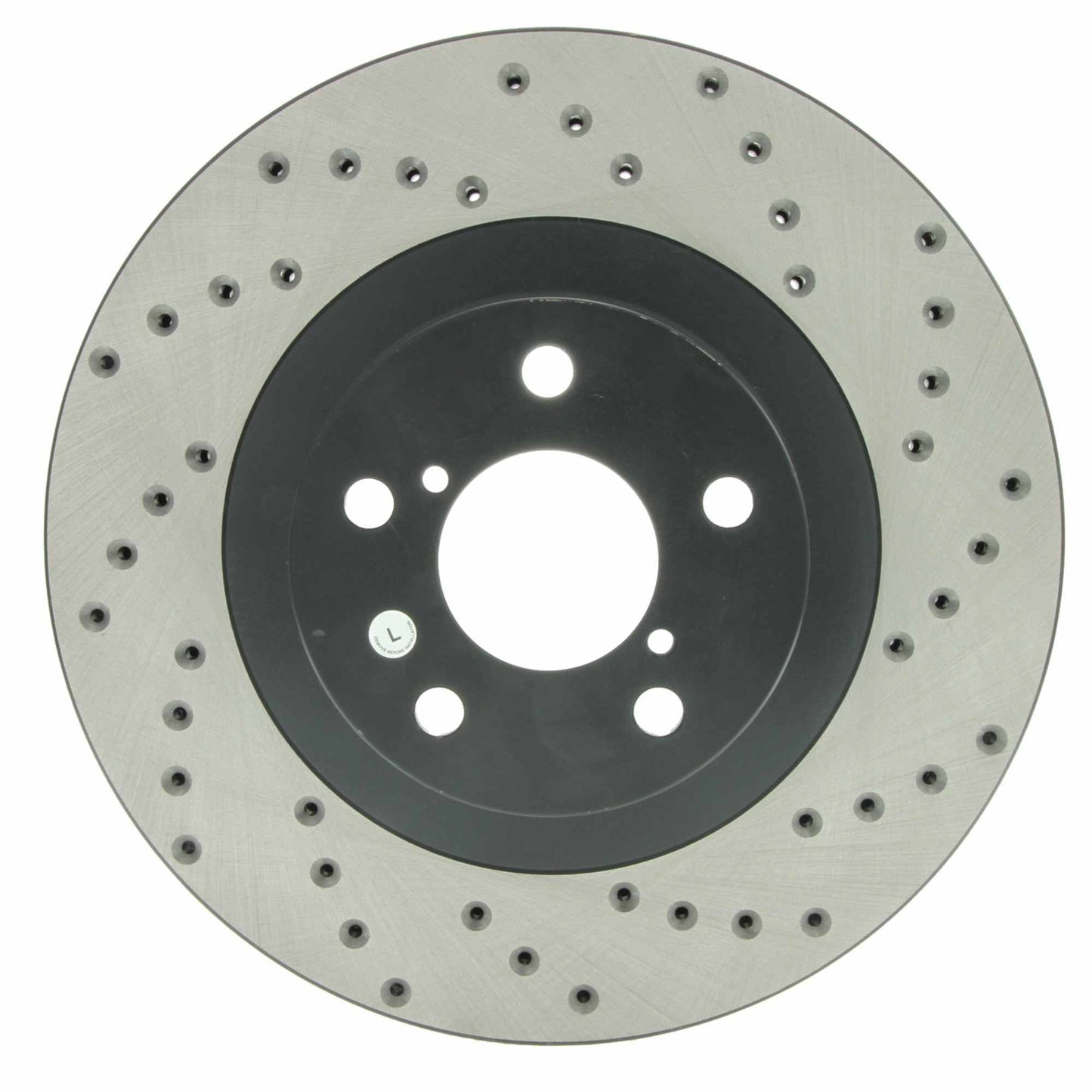 StopTech Sport Cryo Cross Drilled Brake Rotor; Front Left