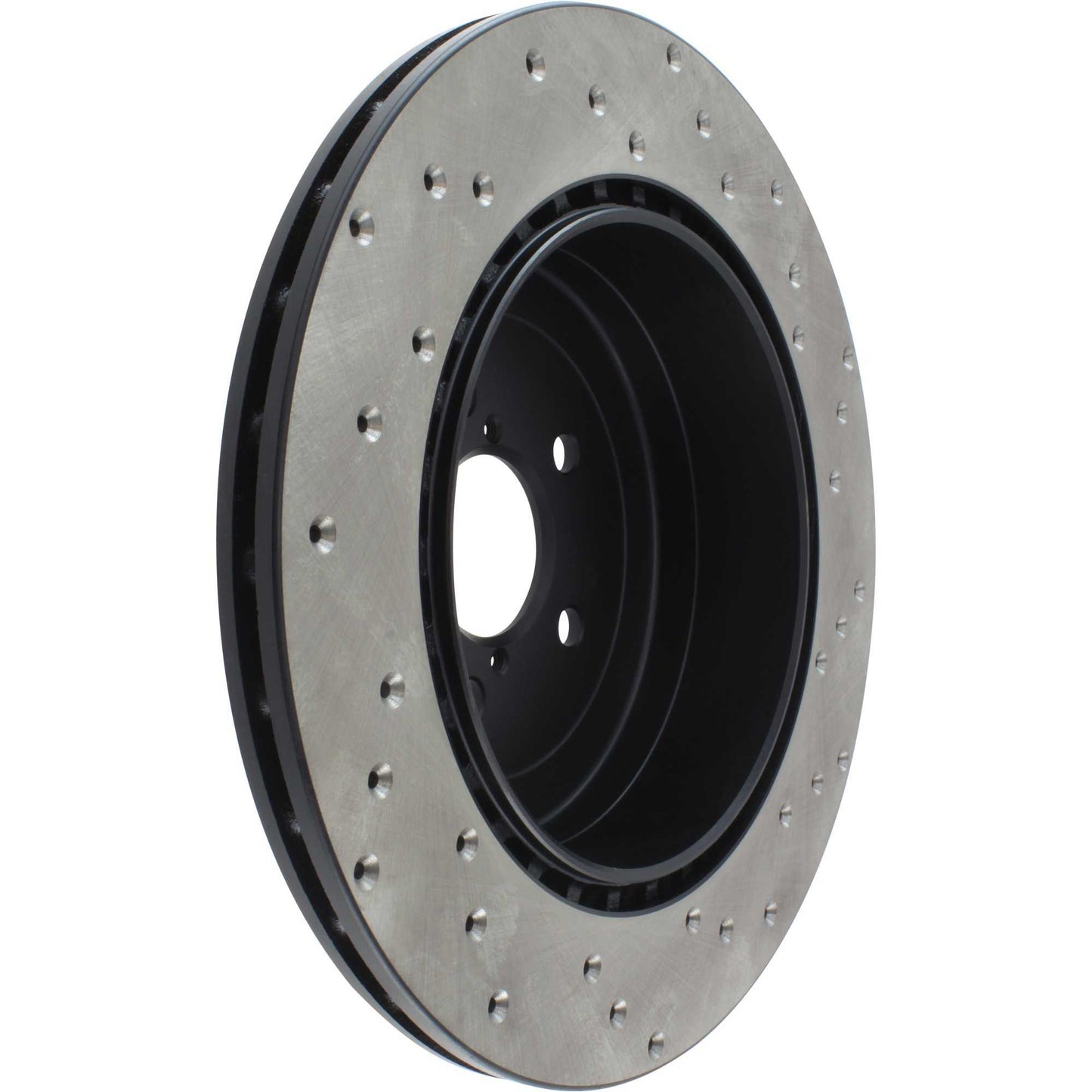 StopTech Sport Cross Drilled Brake Rotor; Rear Right