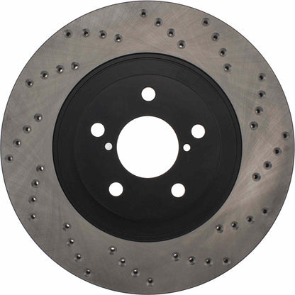 StopTech Sport Cryo Cross Drilled Brake Rotor; Front Left