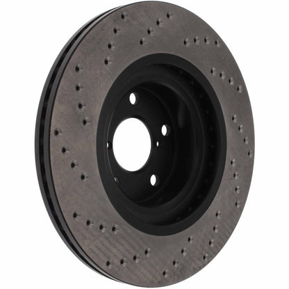 StopTech  Sport Cryo Cross Drilled Brake Rotor; Front Right