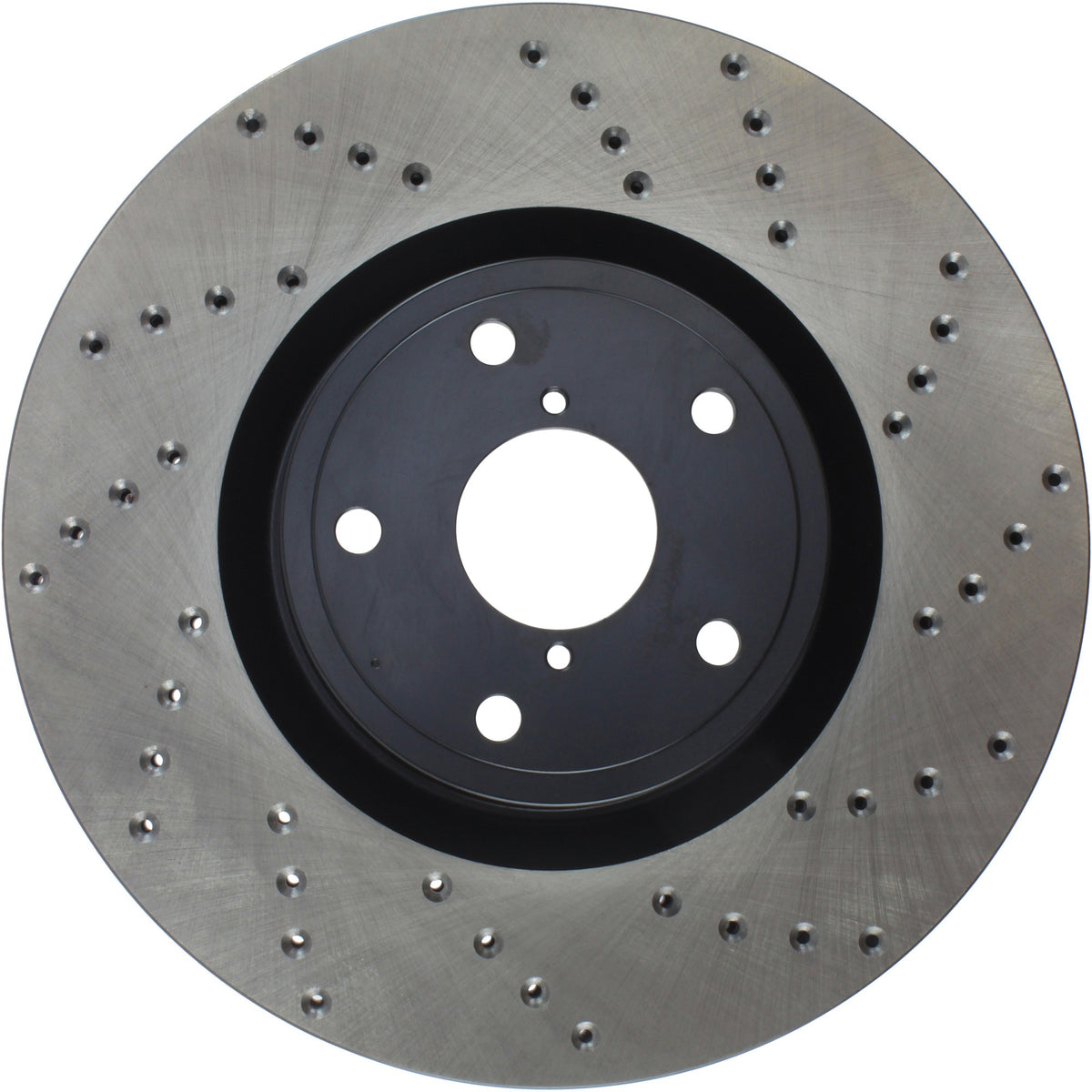 StopTech Sport Cryo Cross Drilled Brake Rotor; Front Left