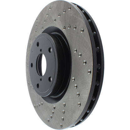 StopTech Sport Cryo Cross Drilled Brake Rotor; Front Right