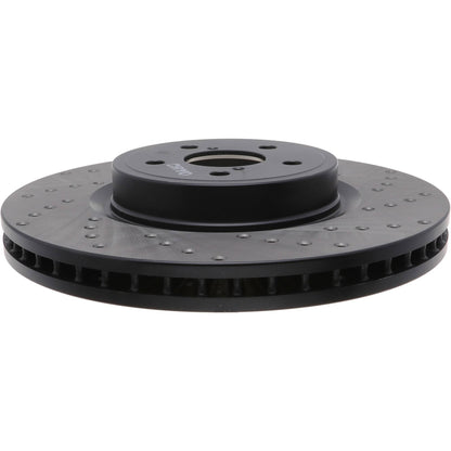 StopTech Sport Cryo Cross Drilled Brake Rotor; Front Left