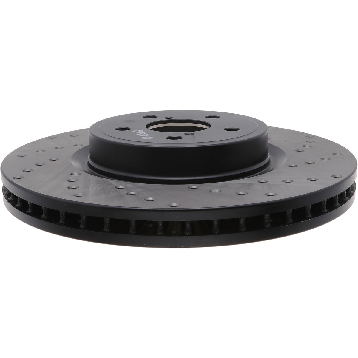 StopTech Sport Cryo Cross Drilled Brake Rotor; Front Left