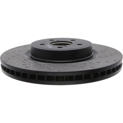 StopTech Sport Cryo Cross Drilled Brake Rotor; Front Left