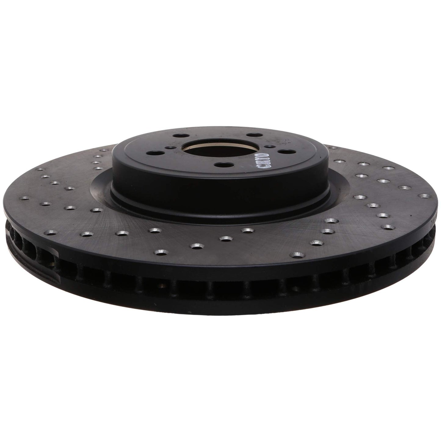 StopTech Sport Cryo Cross Drilled Brake Rotor; Front Right