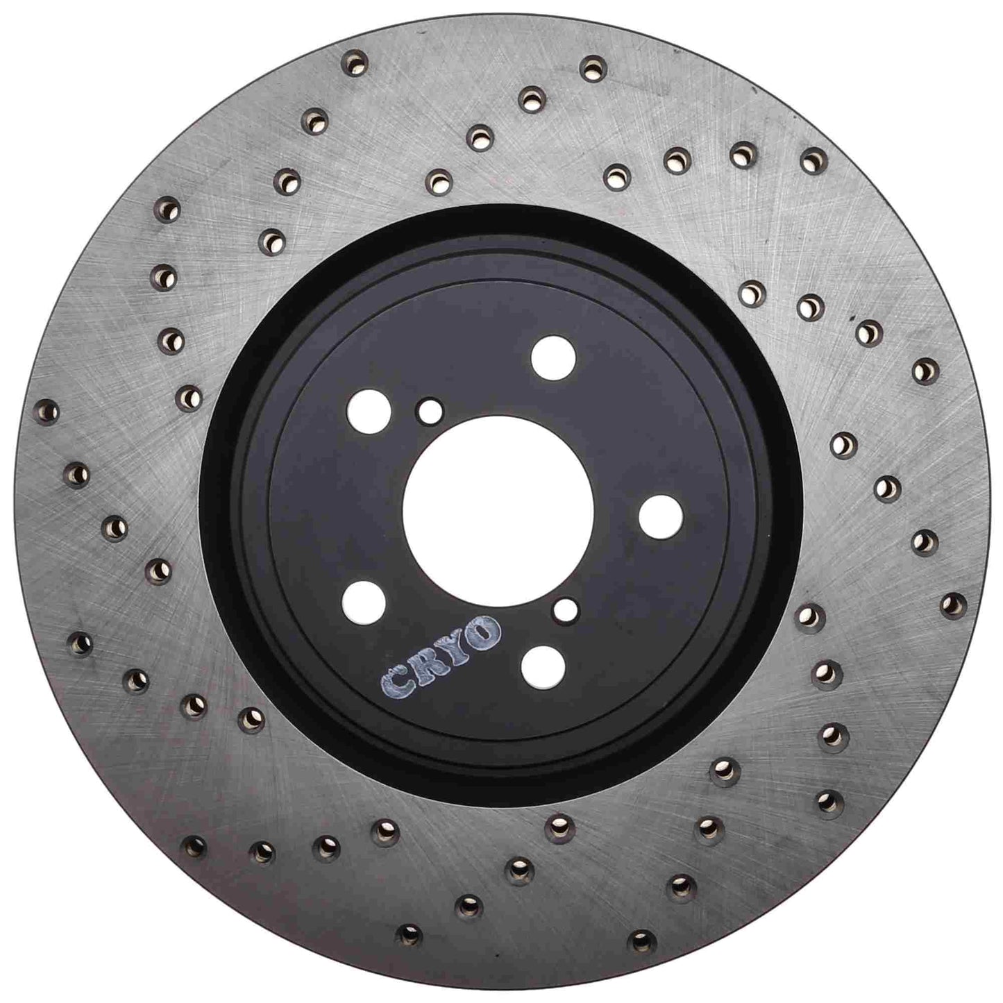StopTech Sport Cryo Cross Drilled Brake Rotor; Front Right