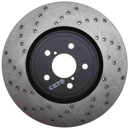 StopTech Sport Cryo Cross Drilled Brake Rotor; Front Right