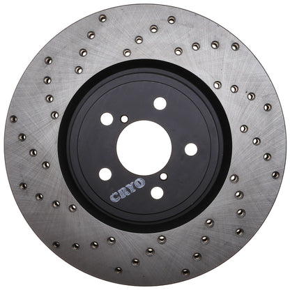 StopTech Sport Cryo Cross Drilled Brake Rotor; Front Right