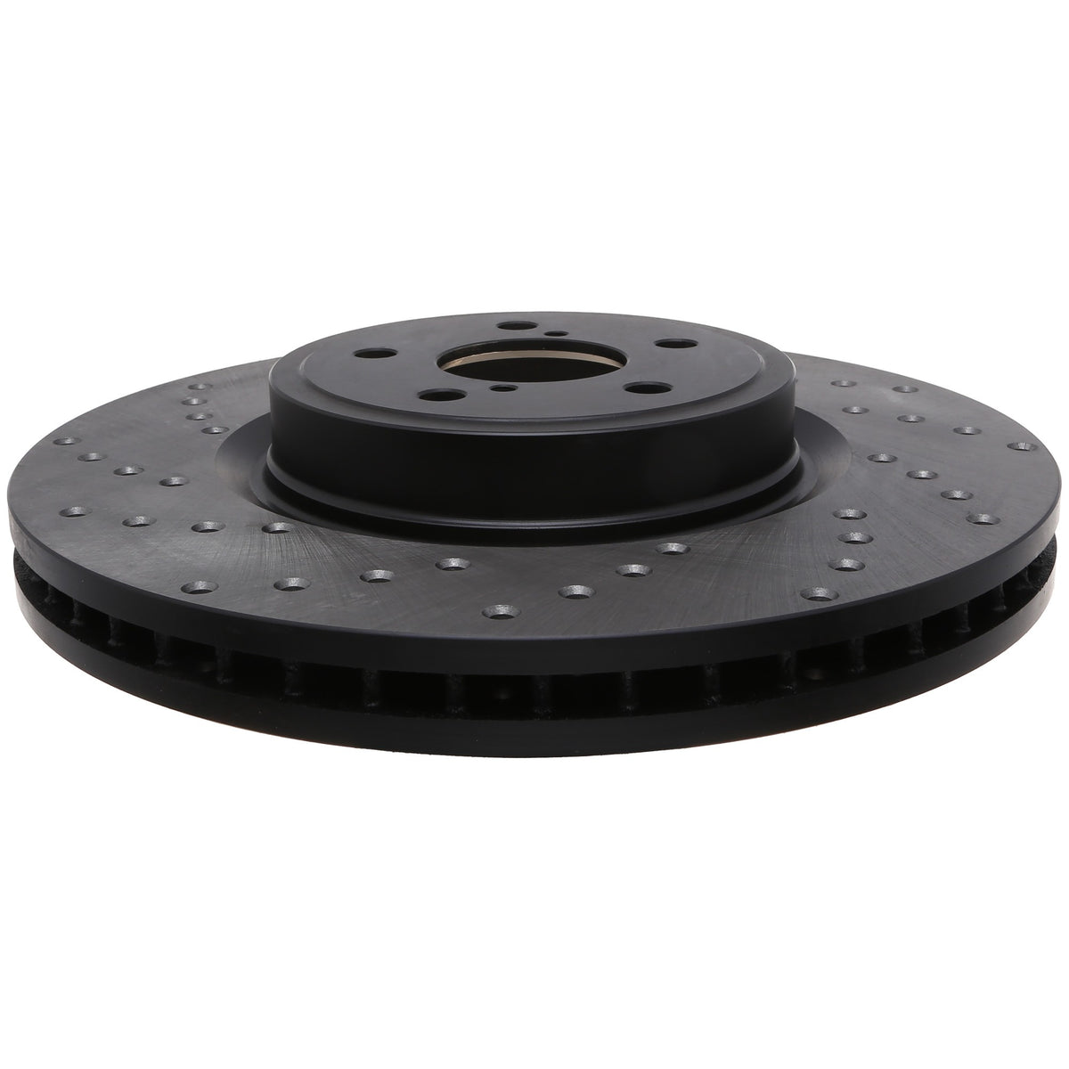 StopTech Sport Cross Drilled Brake Rotor; Front Right