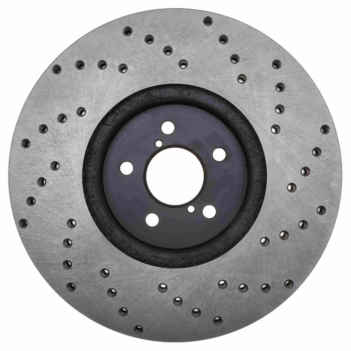StopTech Sport Cross Drilled Brake Rotor; Front Right