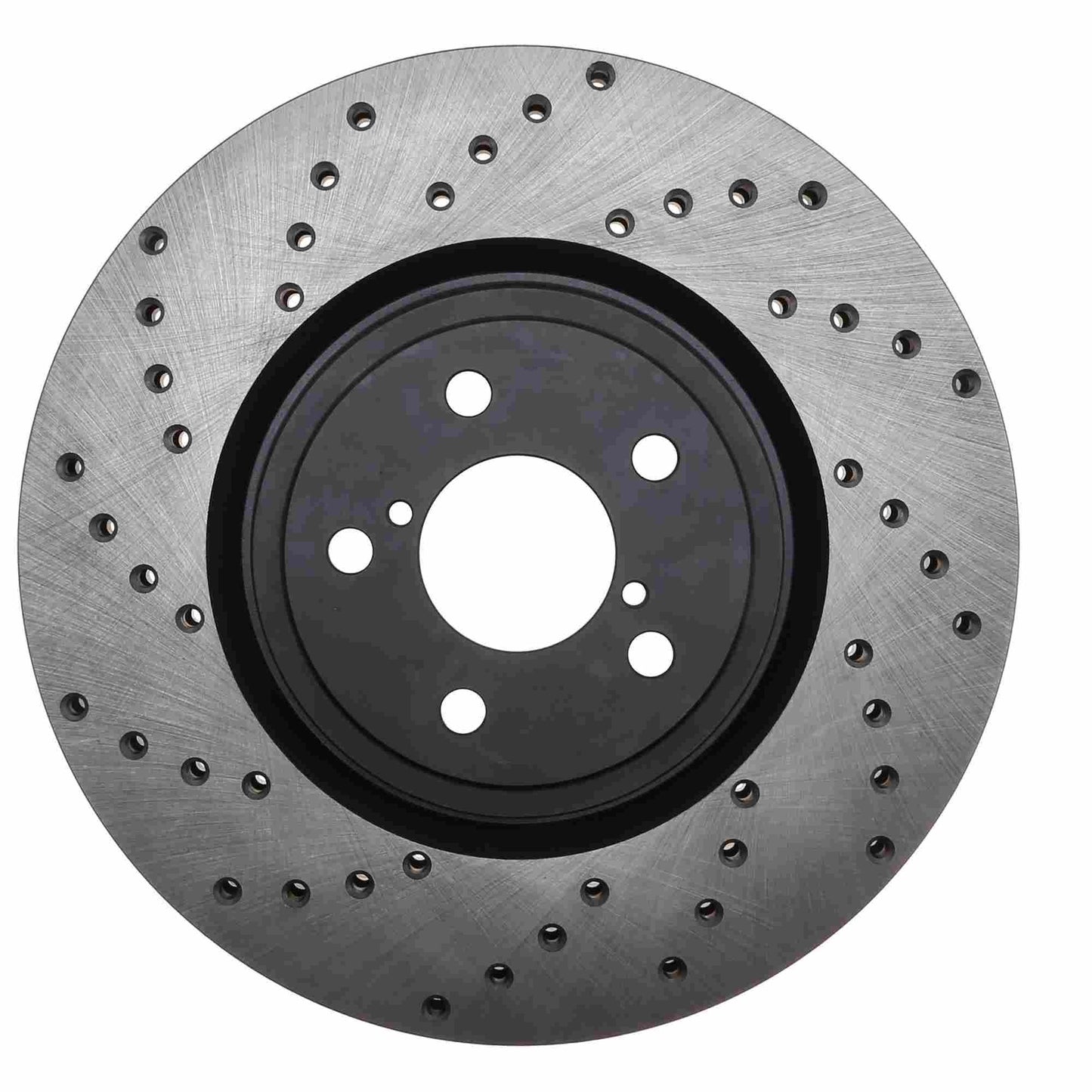 StopTech Sport Cross Drilled Brake Rotor; Front Right