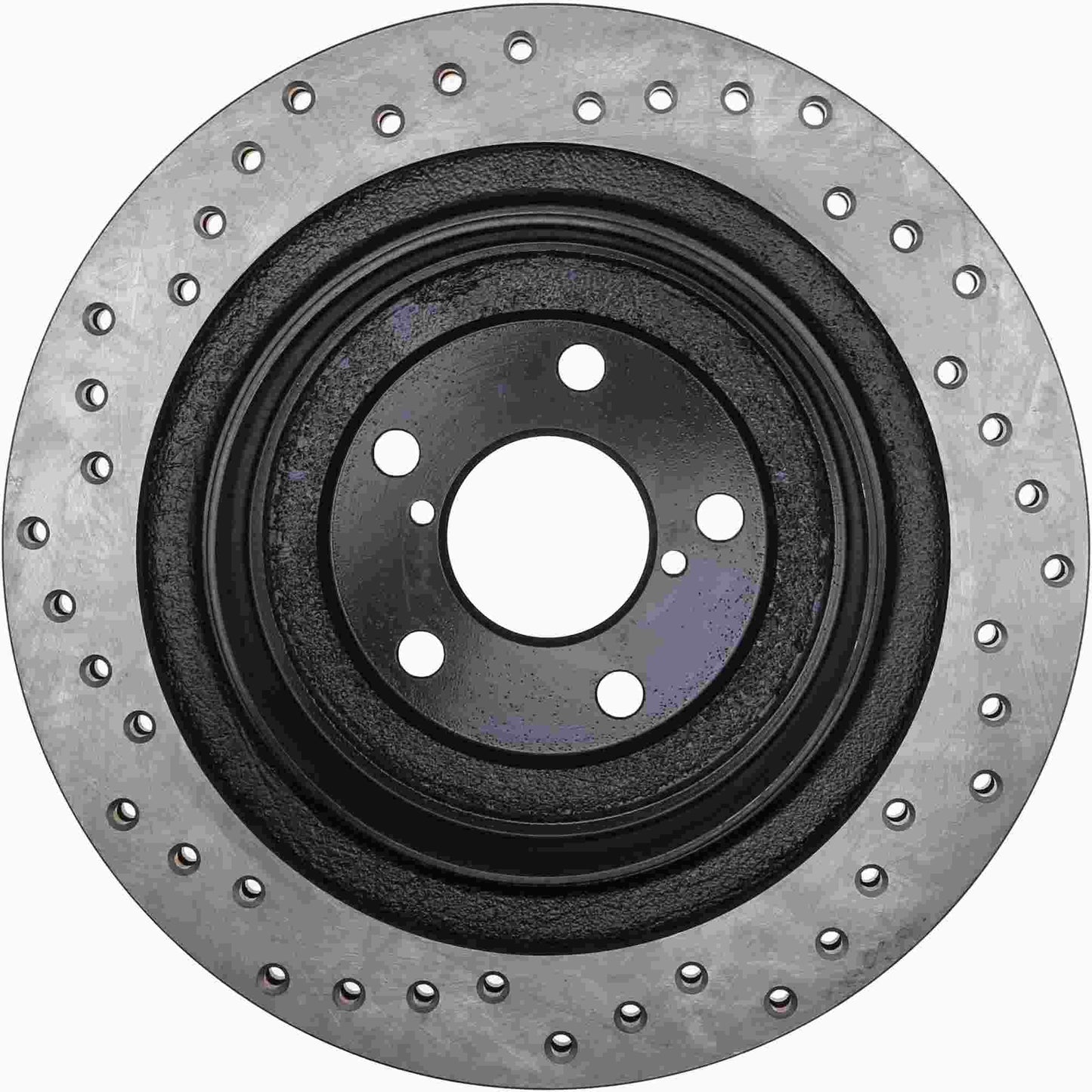 StopTech Sport Cryo Cross Drilled Brake Rotor; Rear Left
