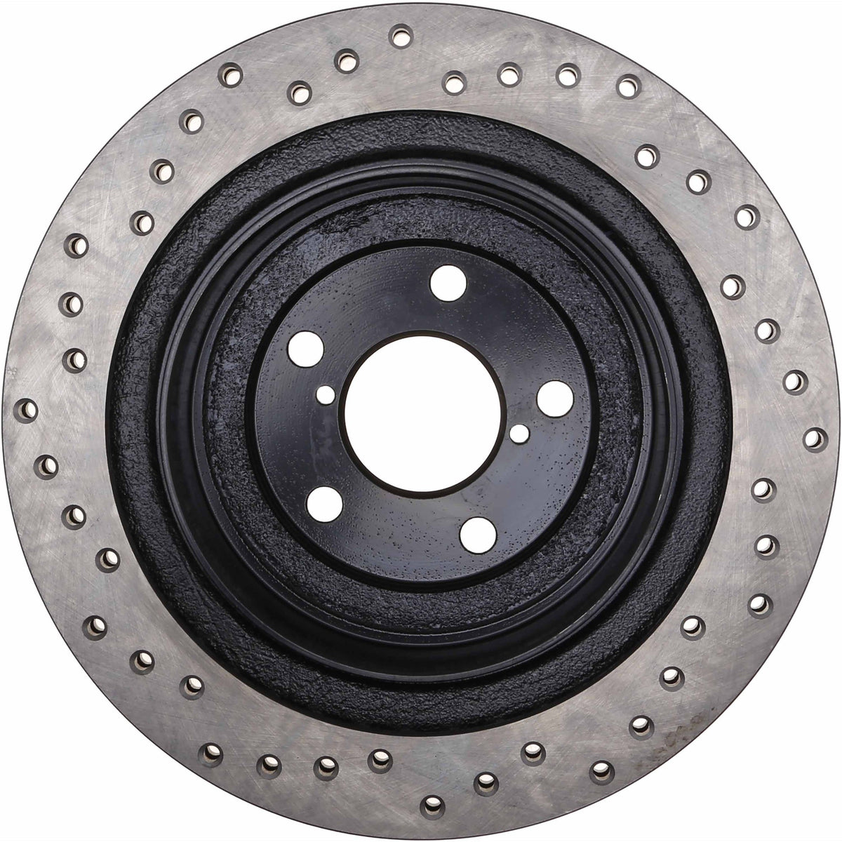 StopTech Sport Cryo Cross Drilled Brake Rotor; Rear Left