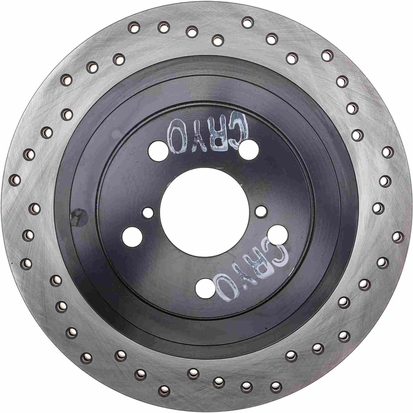 StopTech Sport Cryo Cross Drilled Brake Rotor; Rear Left